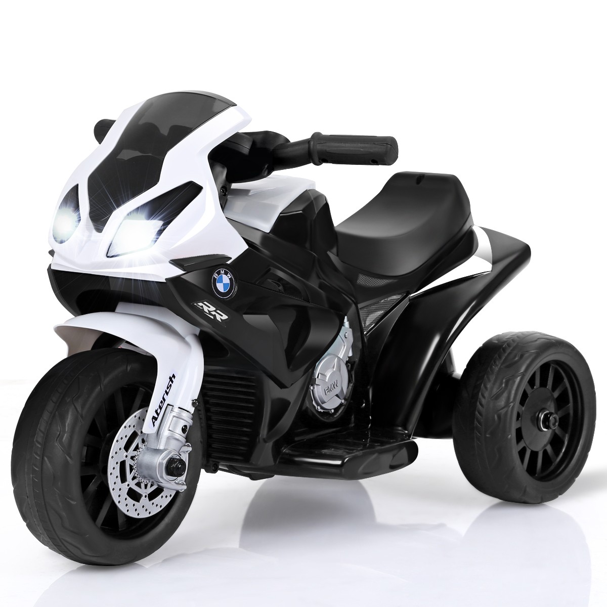 Kids Ride On Motorcycle BMW Licensed 6V Electric 3 Wheels w/ Music&Light Black