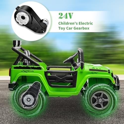 24V High-Speed Motor Upgrade Gearbox for Ride-On Toys – 2 Pcs, 40000RPM Parts