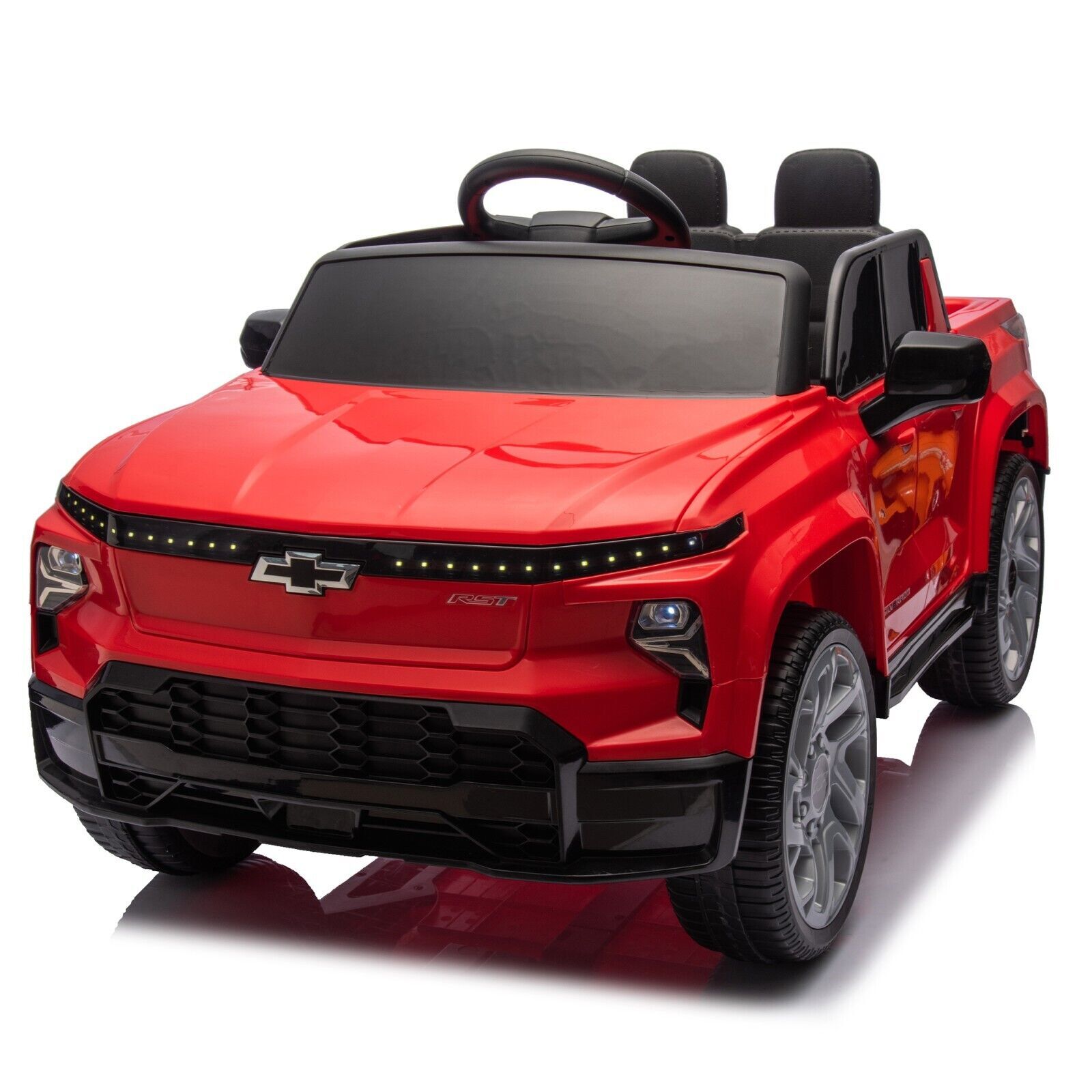 Licensed Chevrolet Silverado Ride On Truck 24V 2 Seater Electric Car with Remote