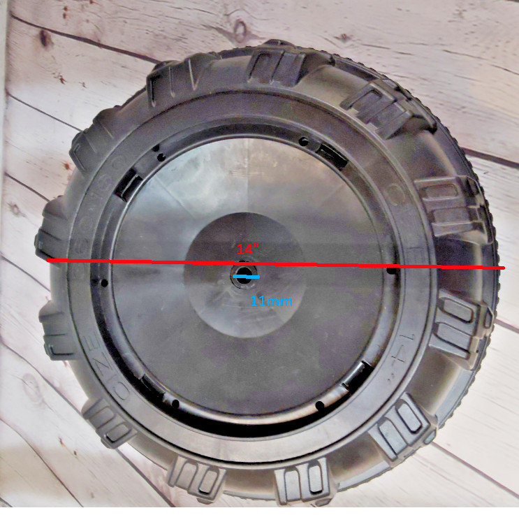 Genuine Best Choice Front Wheel for SKY2856, 2857, 2858 and others 14″x6″x11mm