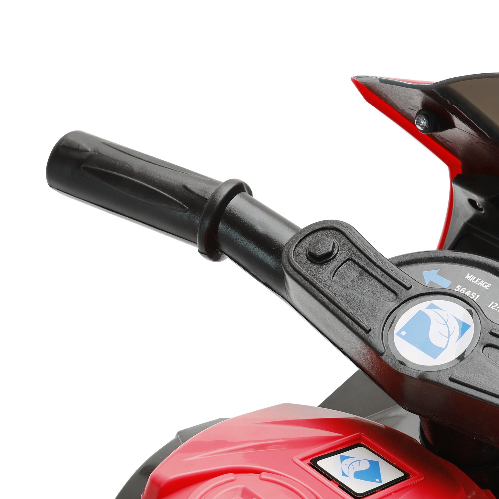 3Wheel 6V Kid Ride On Motorcycle Electric Toy With Remote Control LED Light Red`