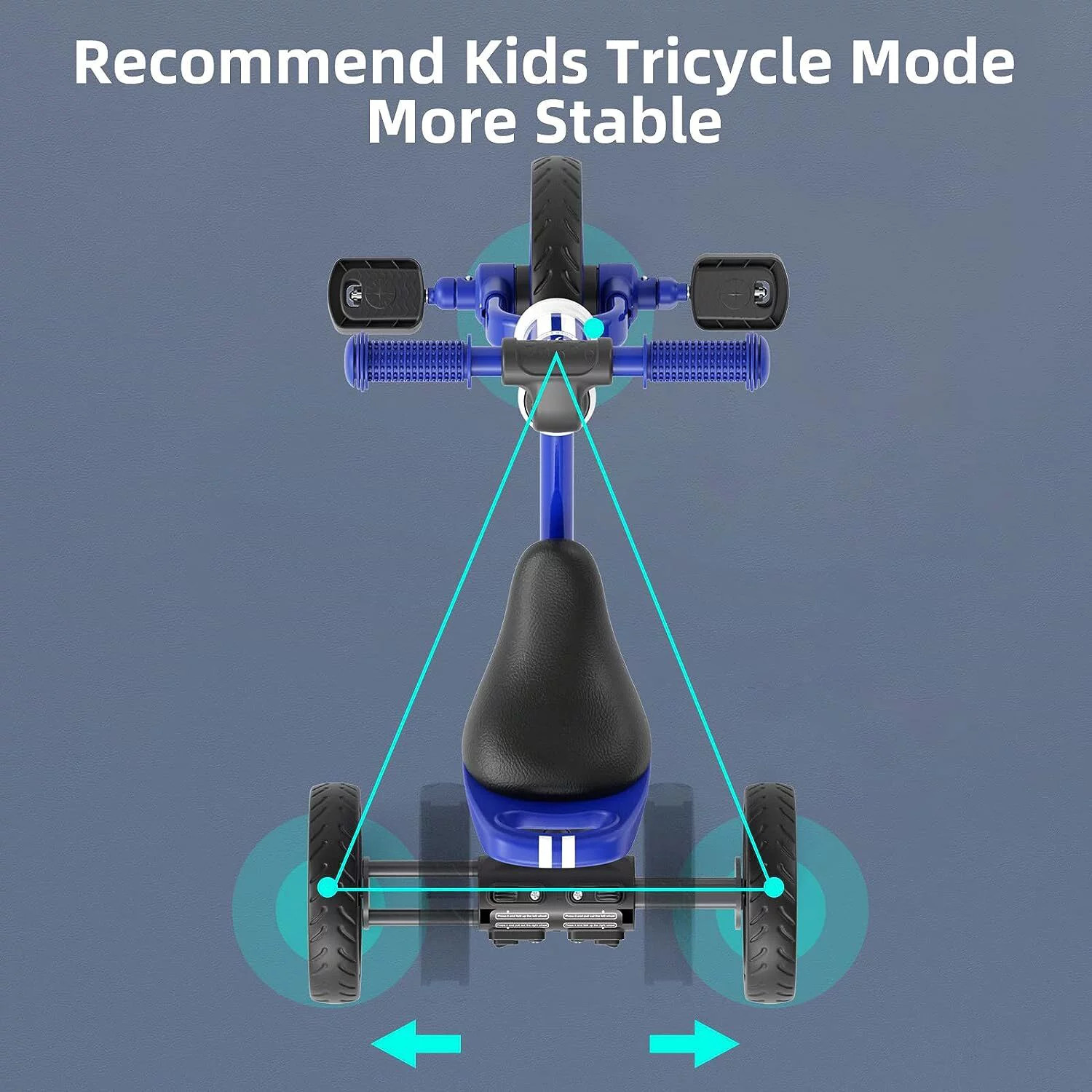 5 in 1 Toddler Bike for 1-4 Years Old Boys Girls Tricycles for Balance Training