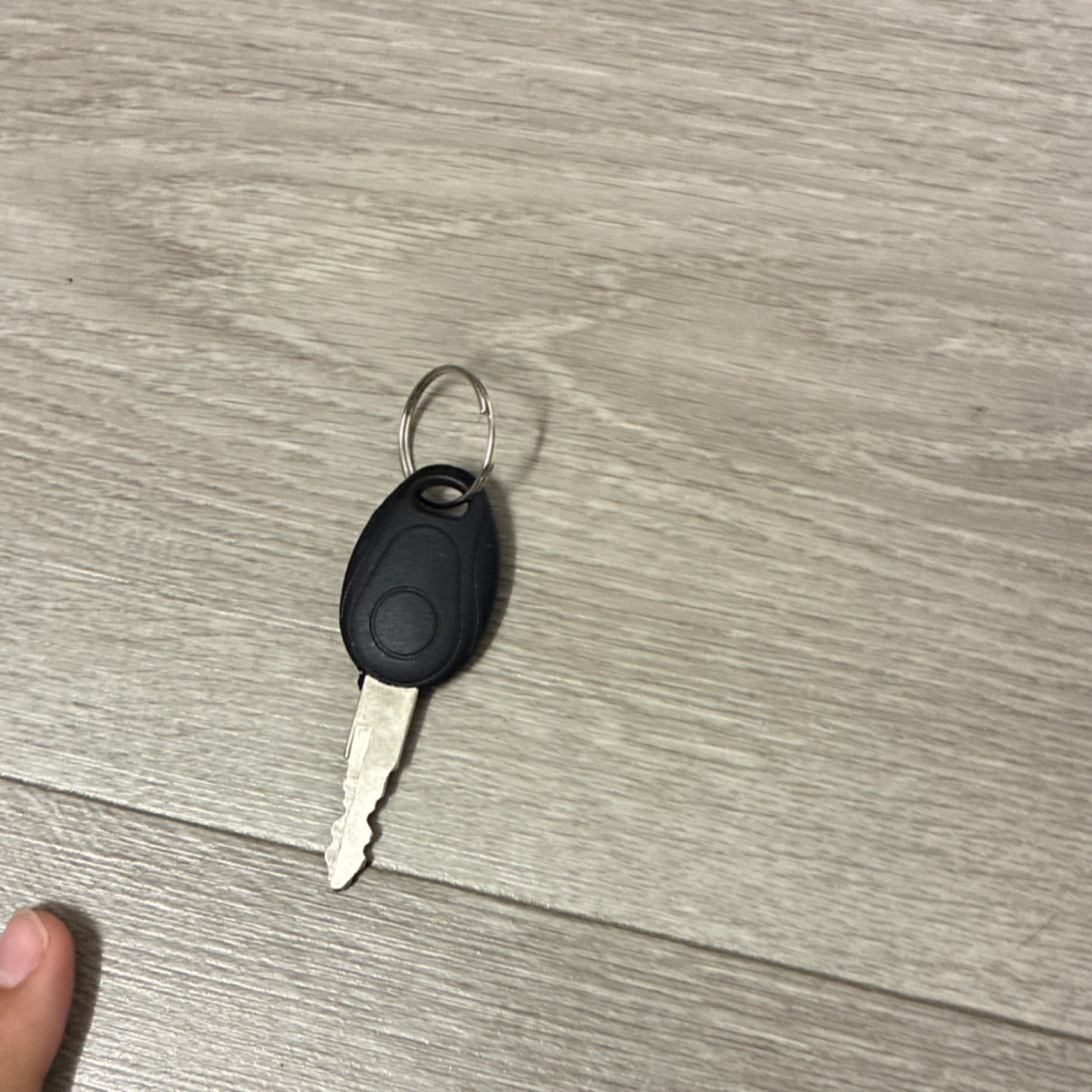Track Battery Operated Black Ride-On Motorcycle with Charger and Key