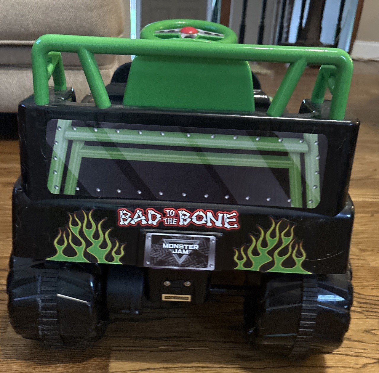 Toddler Monster Jam Grave Digger 6V RideOn Truck Car Charger Not Inc. Untested