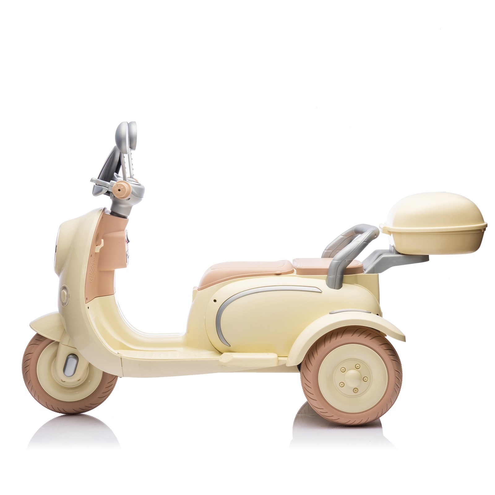 12V Two Motors Kids Ride On Level Up Two-seater 3 Wheel Toy for Kids 3-6