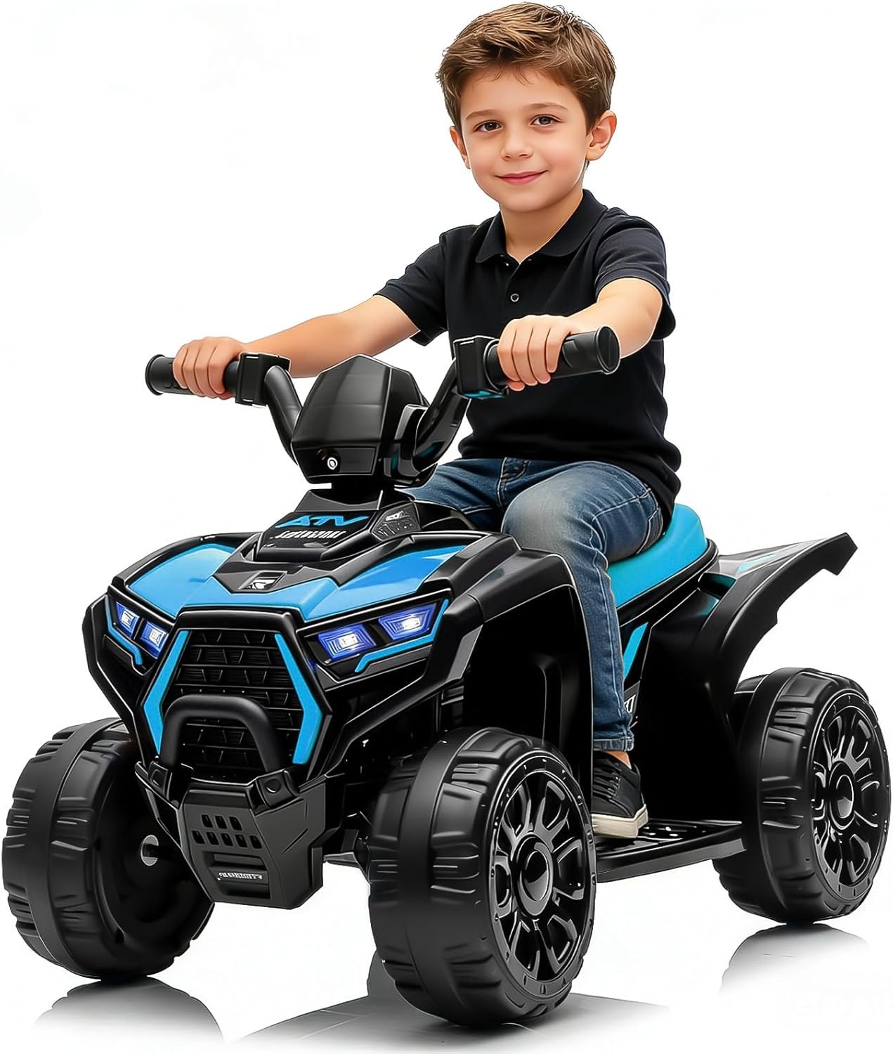 6V Battery Powered ATV Car for Kids with Light and Music-Electric 4 Wheeler Toys