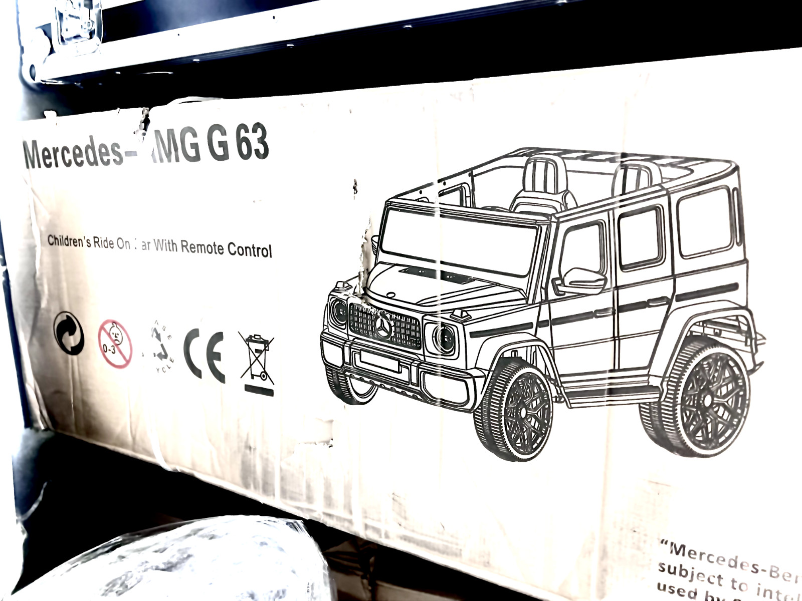 Mercedes Benz G Wagon – Ride On (2 Seats) Remote Control -Bluetooth- NEW MODEL