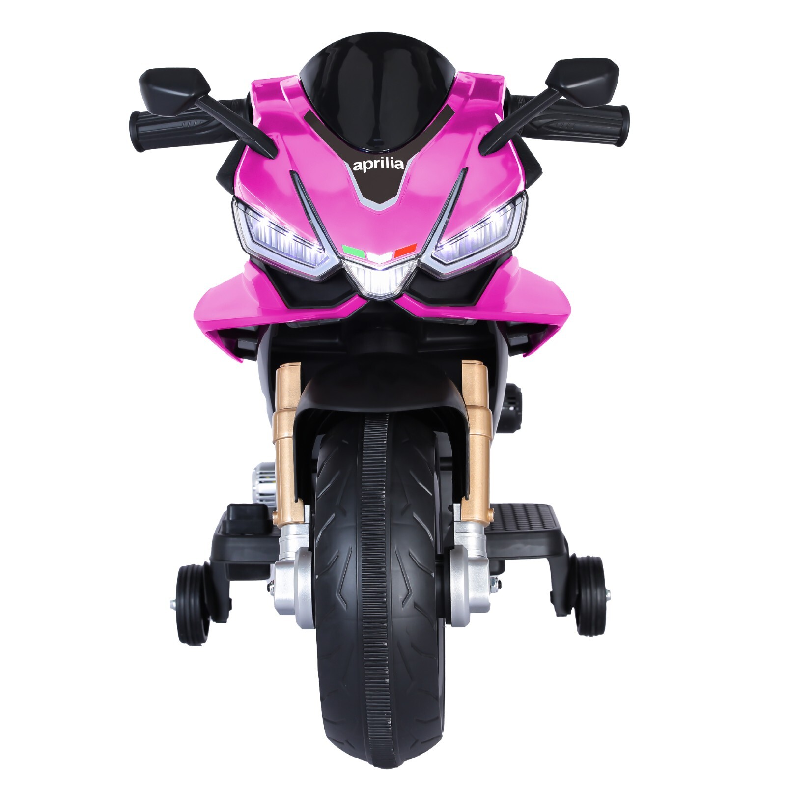 12V Kids Electric Motorcycle Ride on Toy w/LED Lights Bluetooth Music