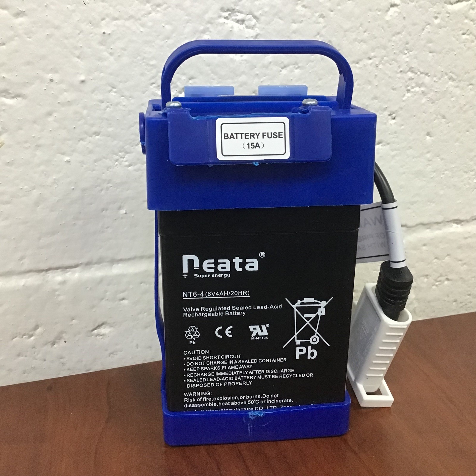 Neata 6 Volt Battery Compatibal with for Action Wheels Batman open box