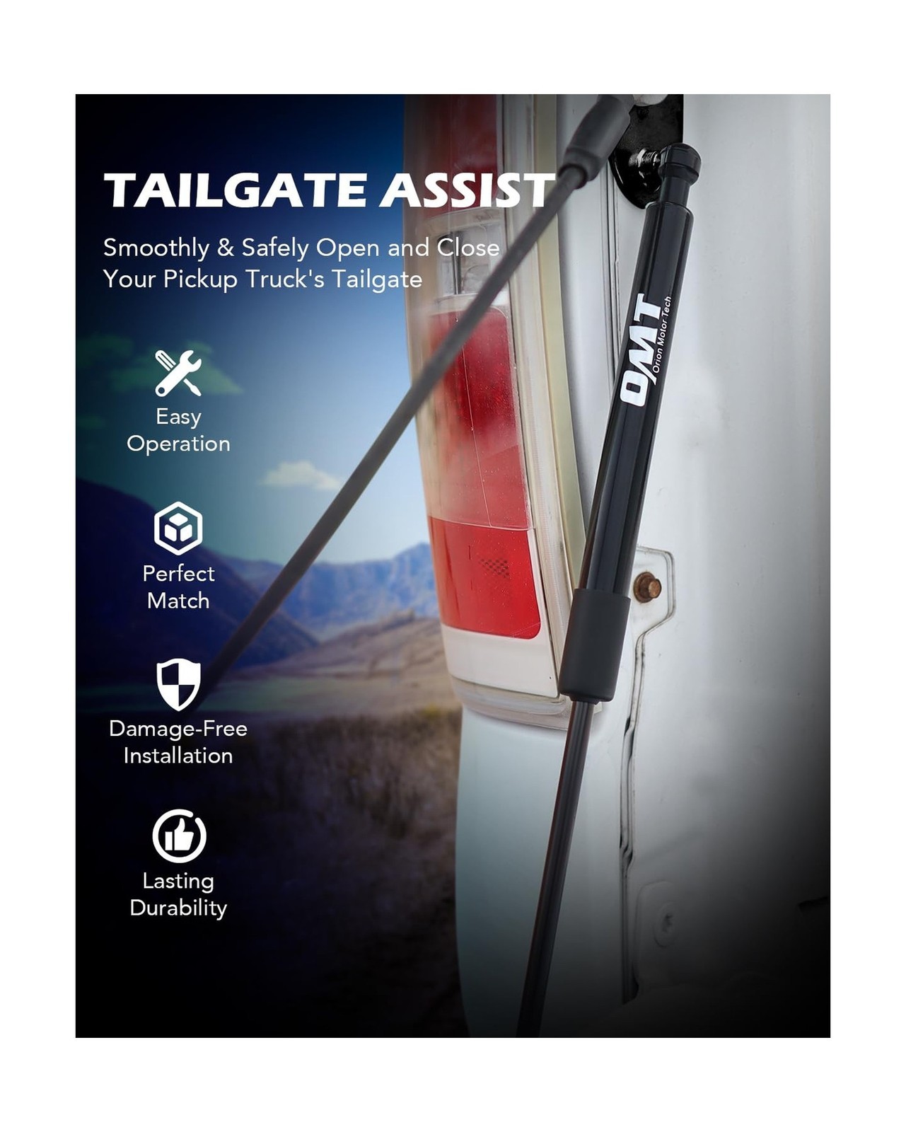 Orion Motor Tech Compatible with 15-25 F150 Tailgate Assist Accessories, Truc…