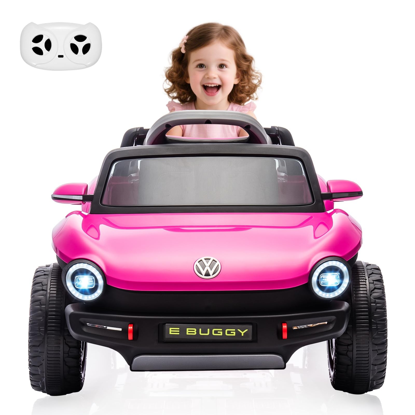 12V 7AH Ride On Car Toddler Electric Vehicle with Remote,Light, USB, Horn, Music