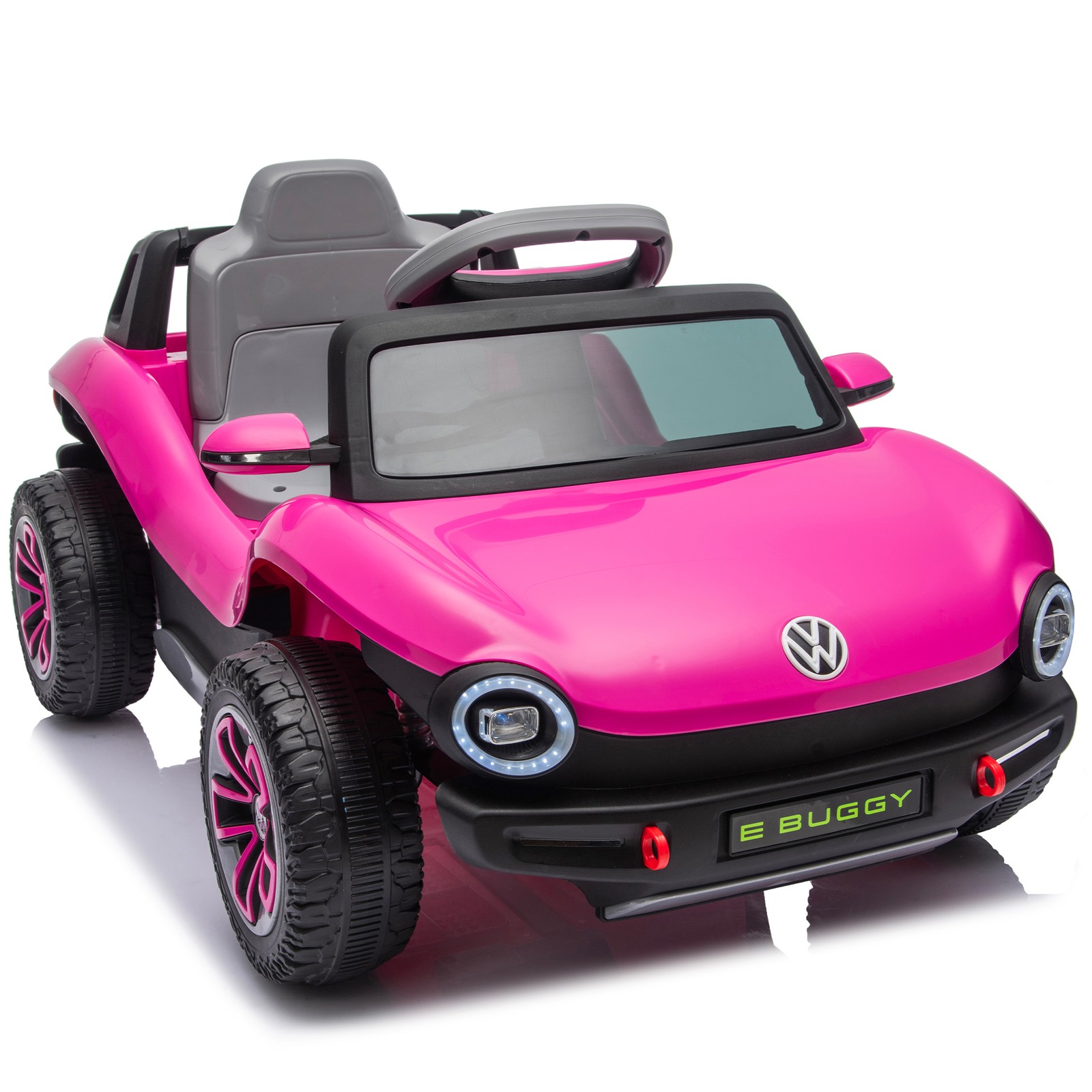 12V Kids Ride On Car w/Remote Licensed Volkswagen Beetle Electric Car 1.5-2.5MPH