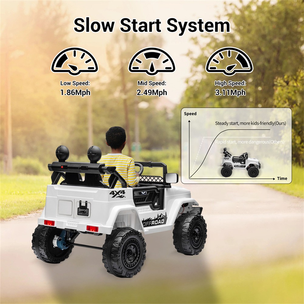 2 Seater Kids Ride On Truck Car 12V Battery Powered Electric Vehicle w/ Remote