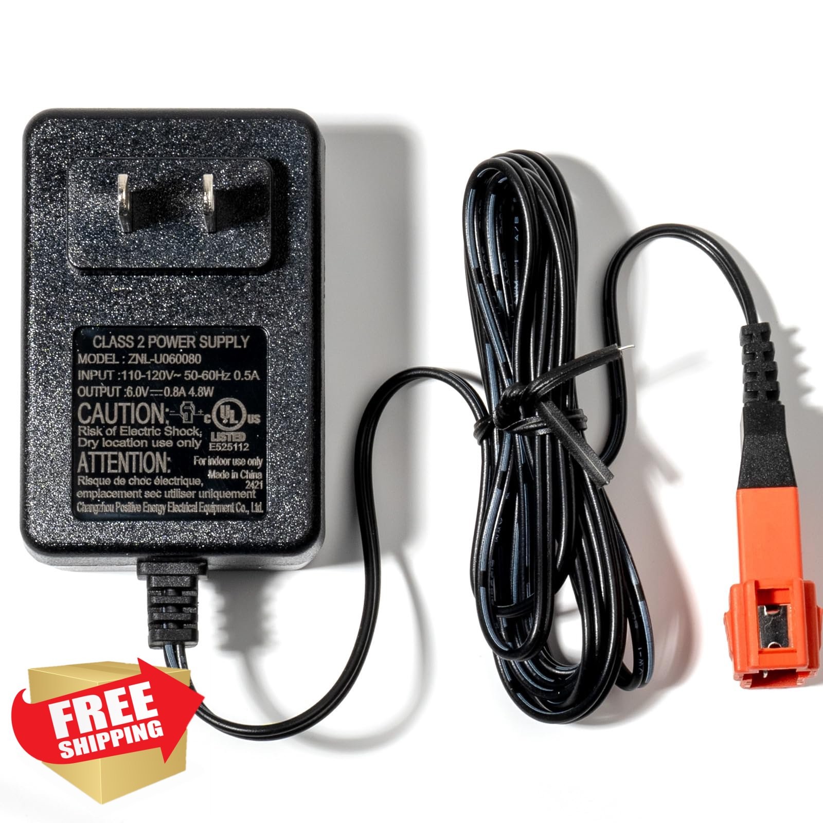 ToiCottage 2pin 6v Ride on Car Charger
