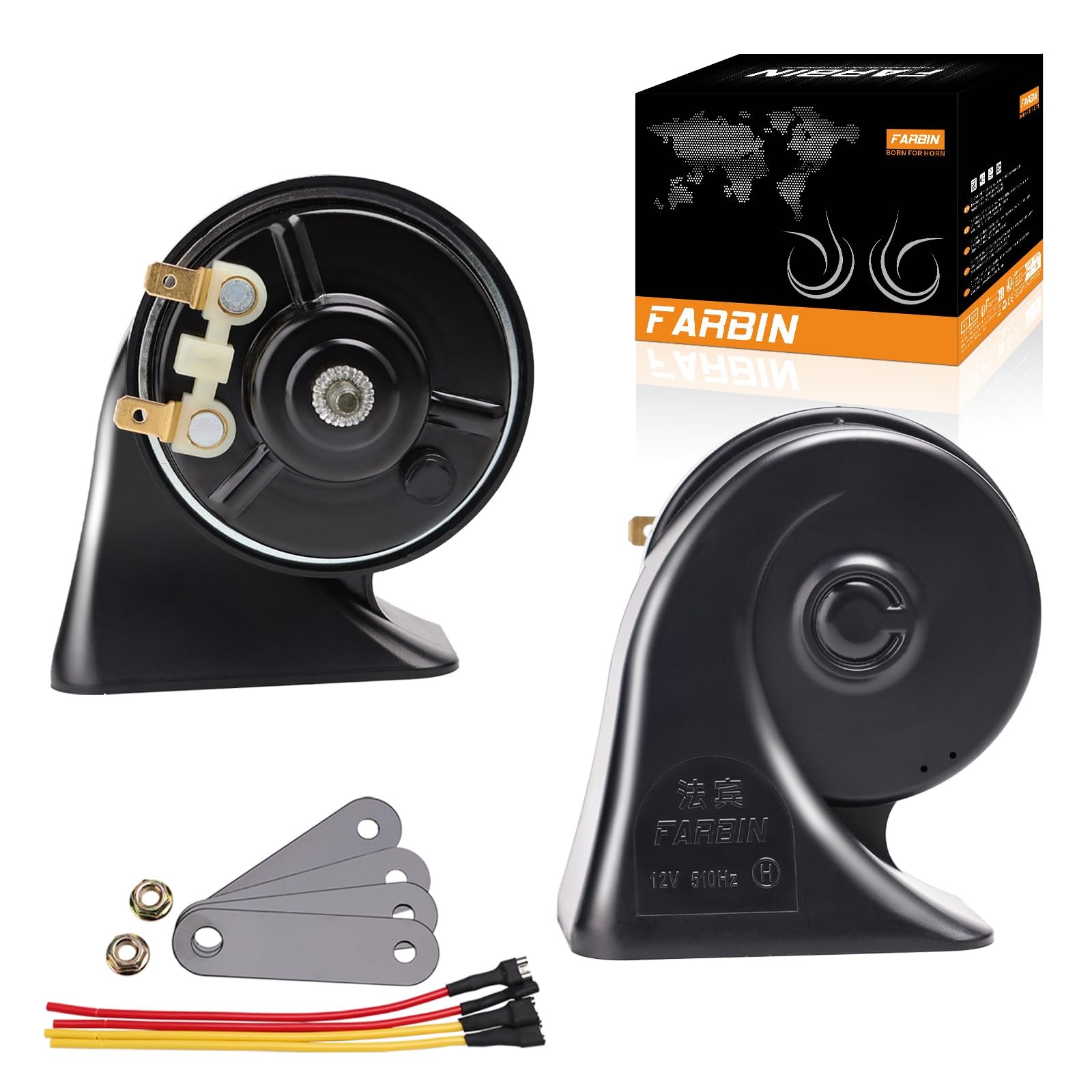 12V Car Horn Super Loud Train Horn Waterproof Universal For Car Motorcycle