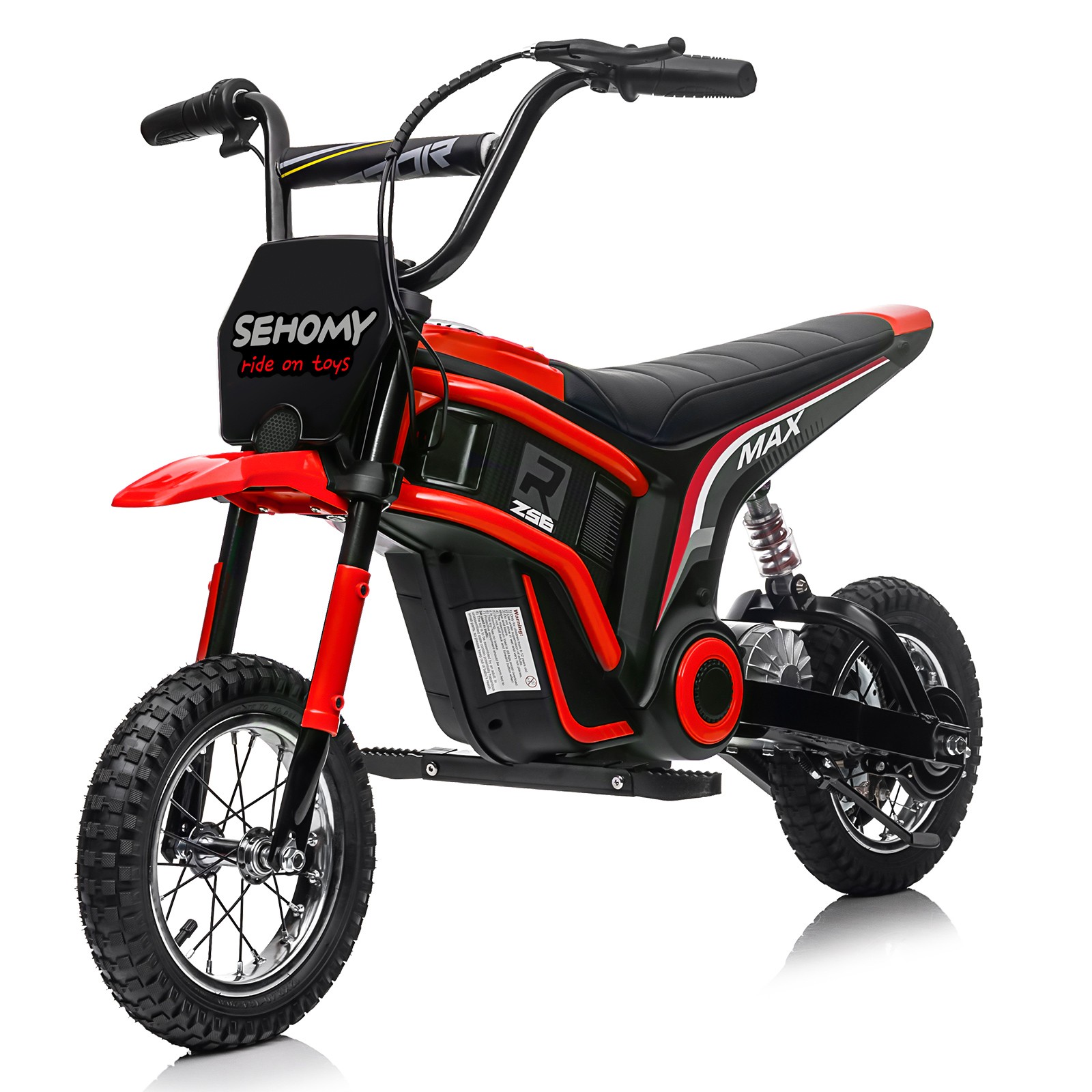 24V 350W Electric Dirt Bike Motorbike for Kids Off Road with Tail Light 15.5 MPH