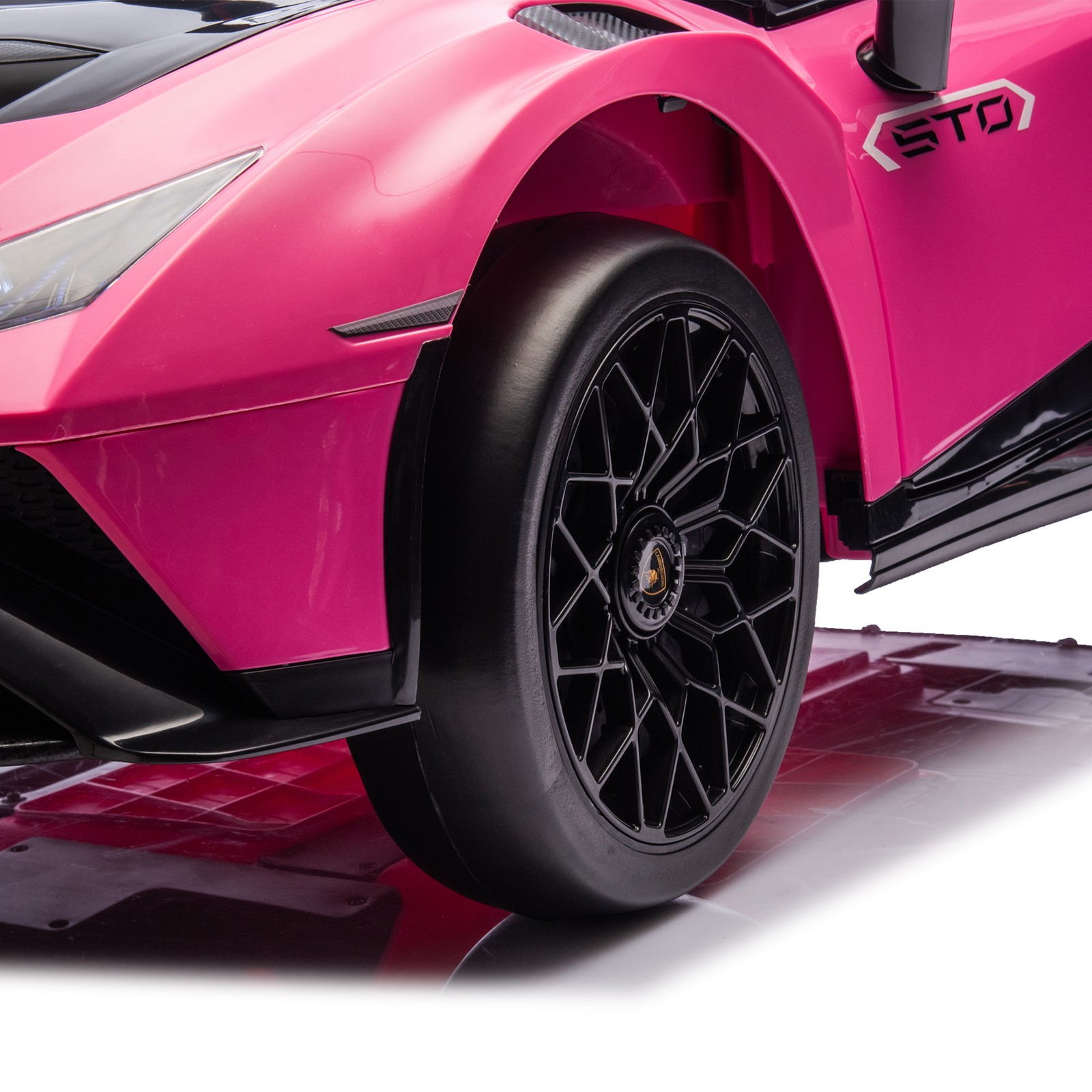 24V Kids Electric Ride On Drift Car Lamborghini Huracan Sto Speeds 1.86-5.59 MPH