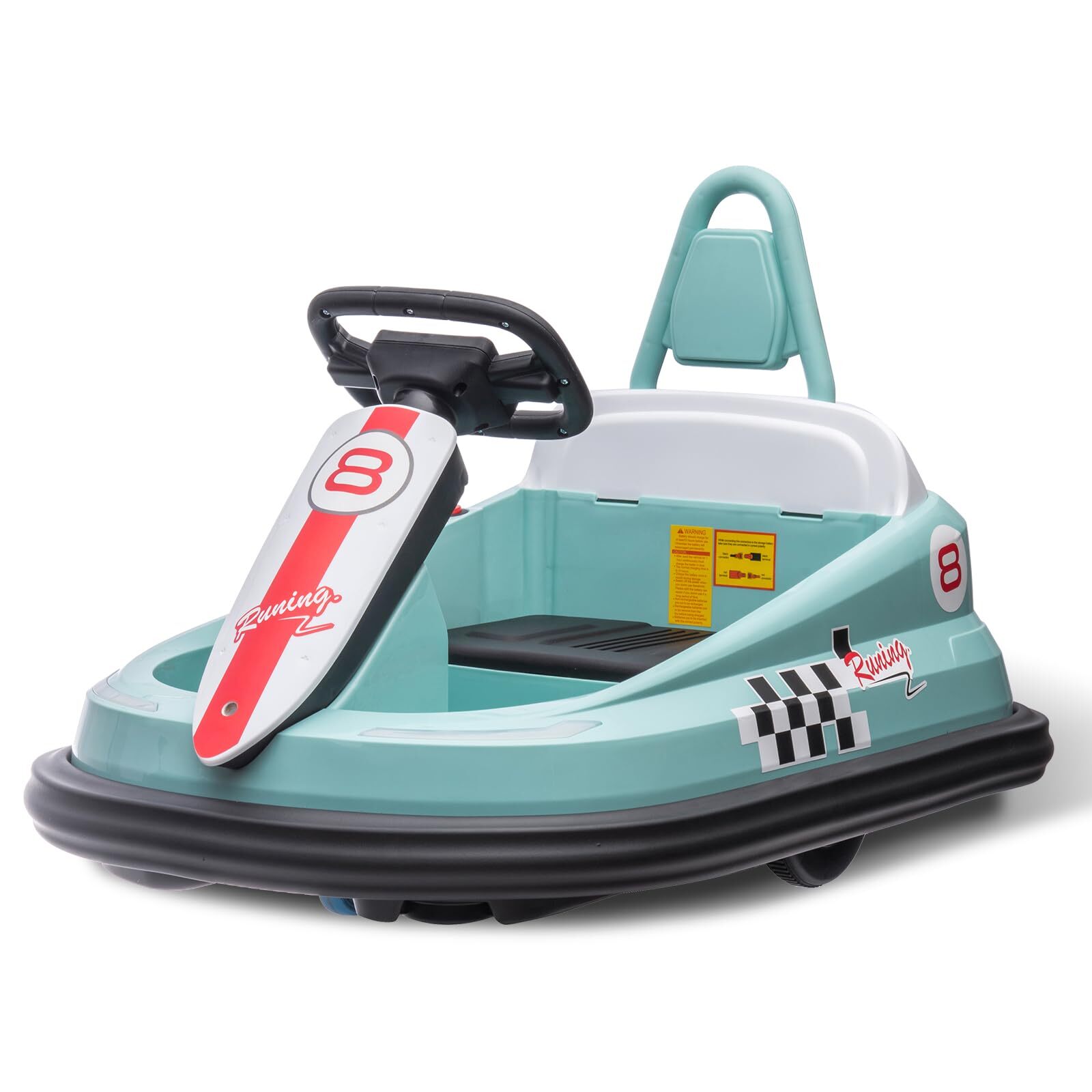 Bumper Car for Toddlers, New Designed 6V Electric Ride On Toys for 2-6 Years Old