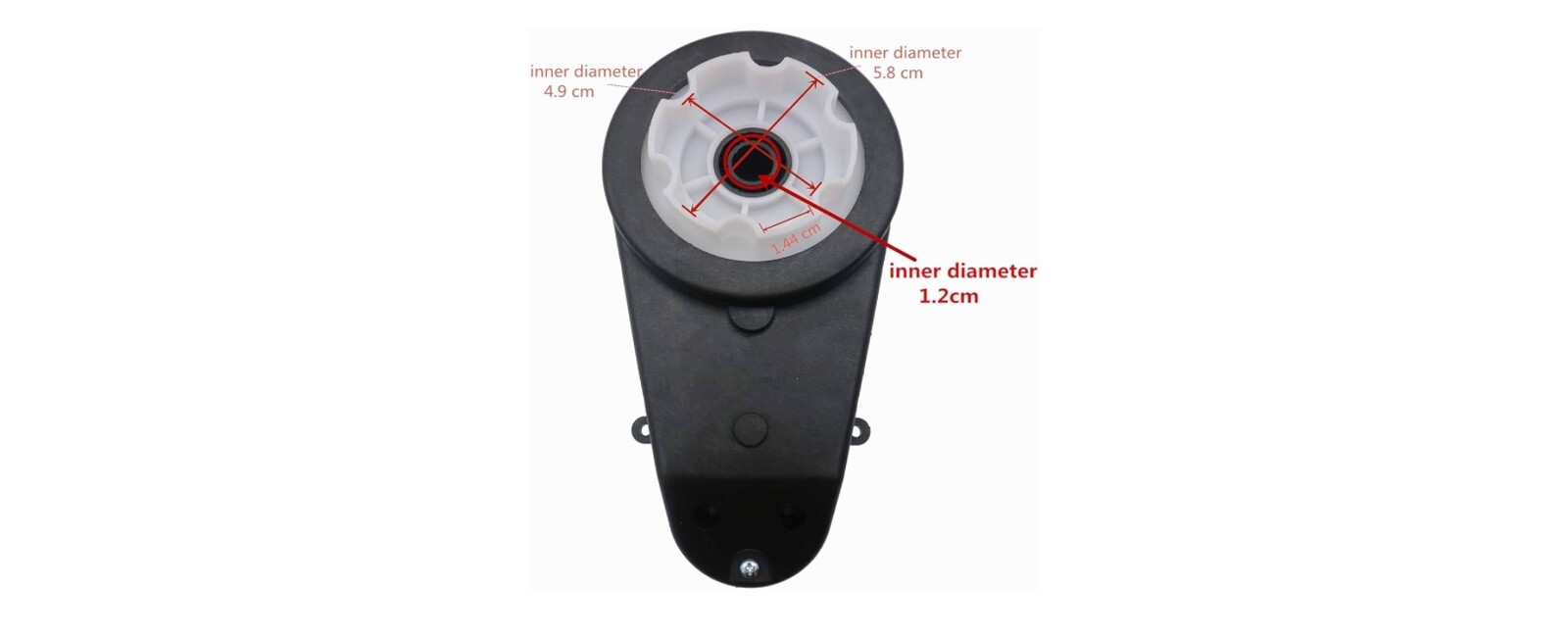 weelye 2Pcs 12V 40000RPM High Speed RS550 Power Wheel Motors