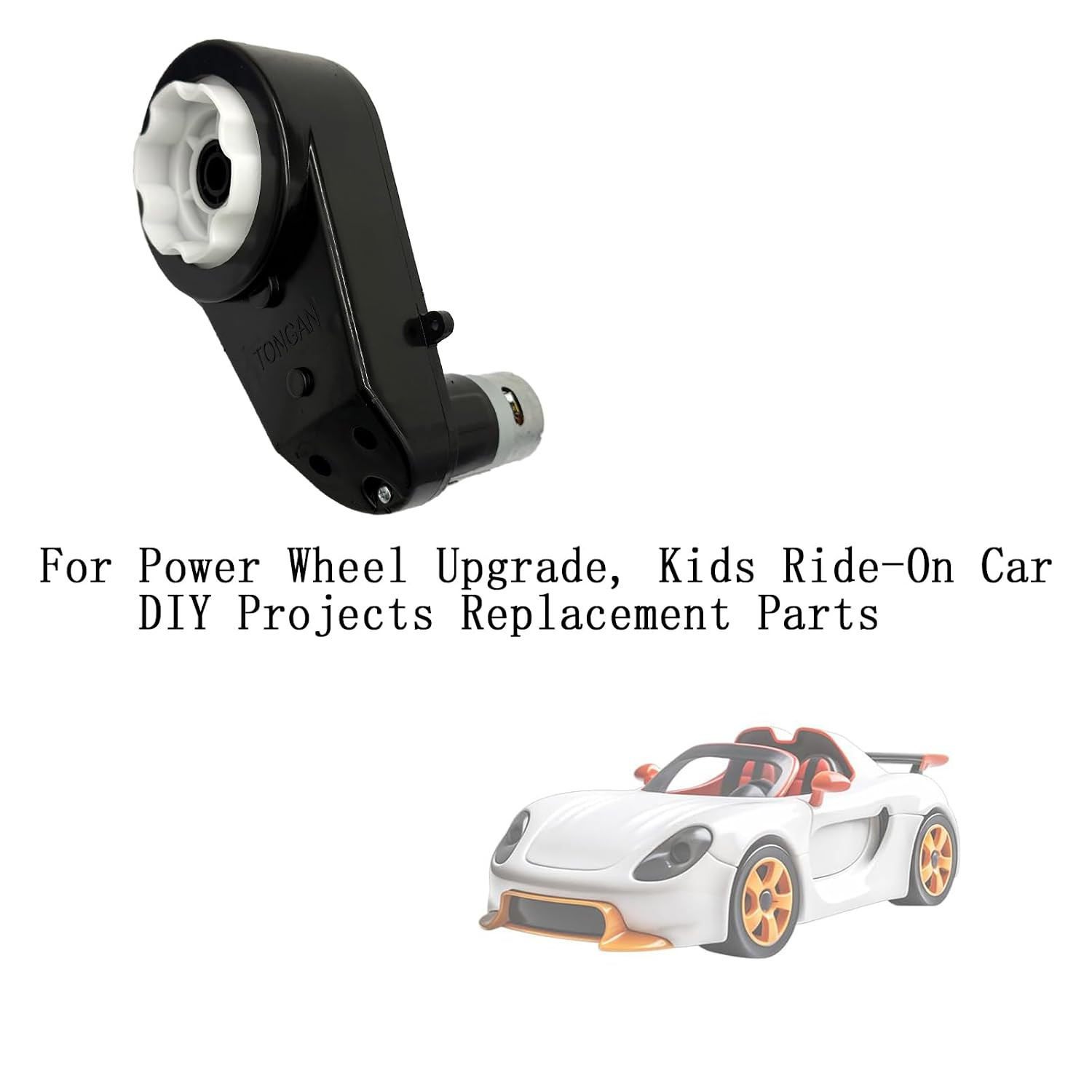 2Pcs Electric Motor Gearbox Powered for Kids Ride on Toys Car,Rs550 12V/RS555 24