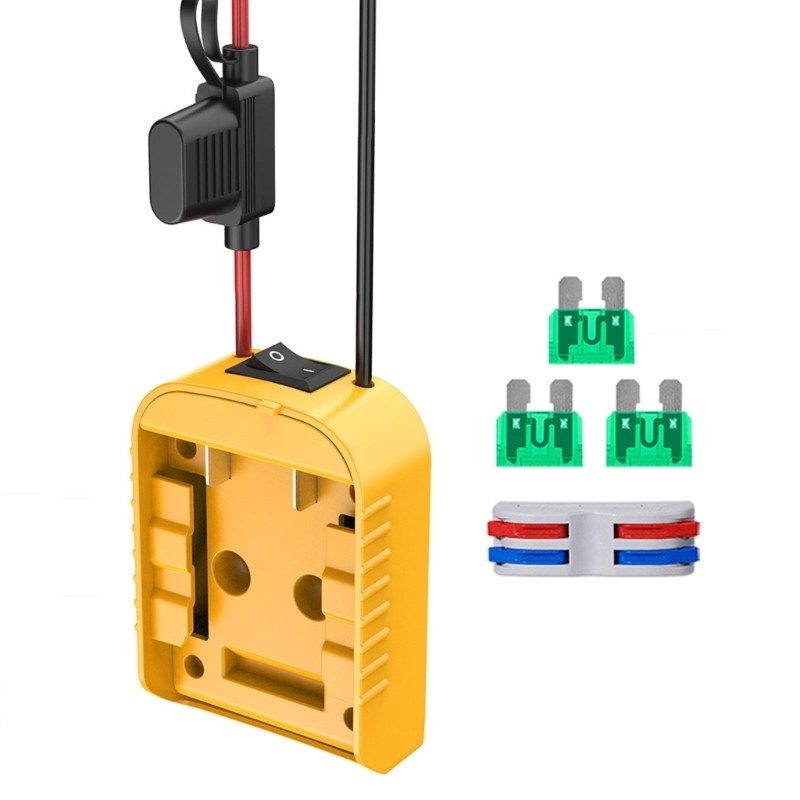 18/20V Power Wheel Adapter Battery Cable with Fuses Switches Converters Power Wh