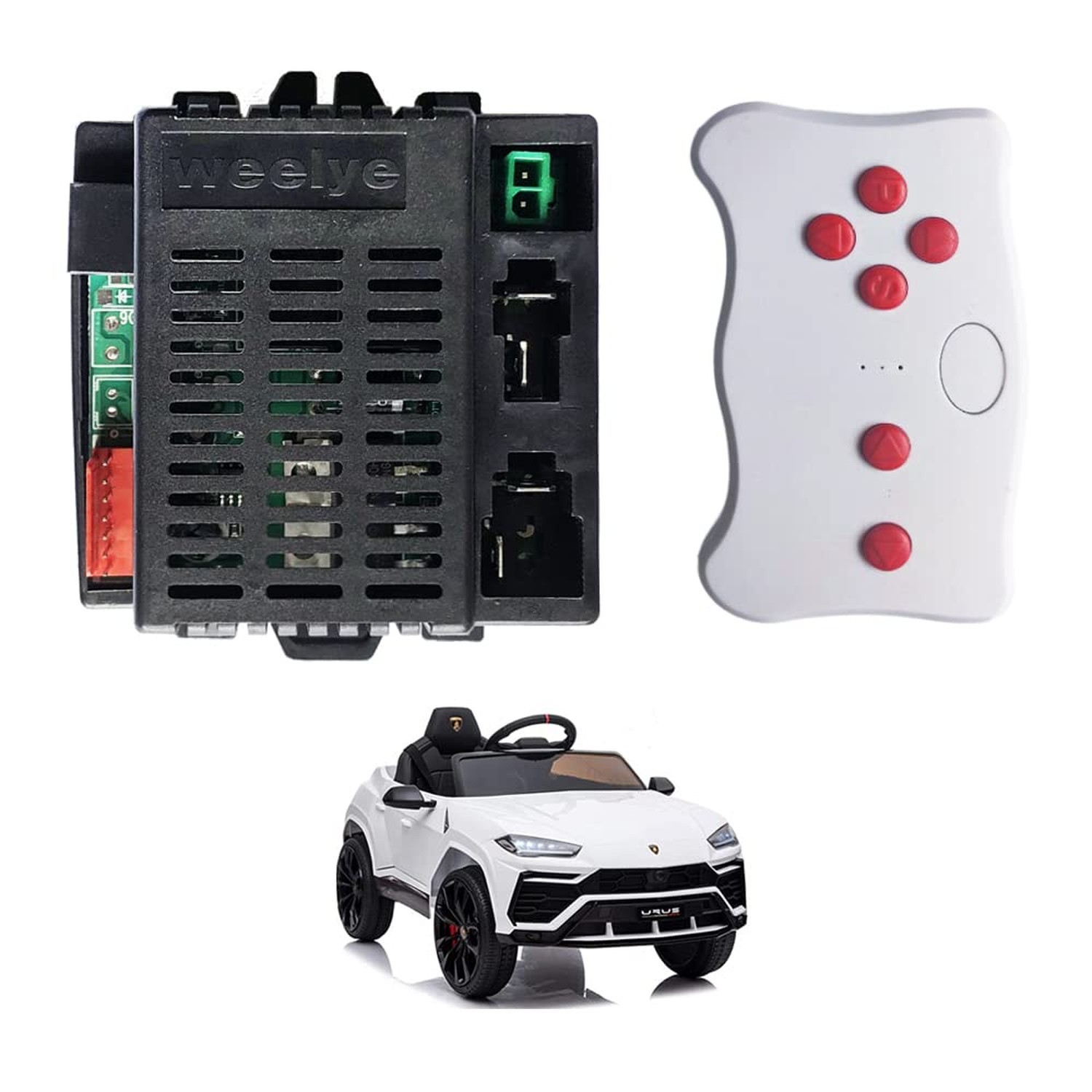 12 Volt Weelye RX18,RX43,RX23 CE 2.4G Bluetooth Receiver Control Box Conversi…