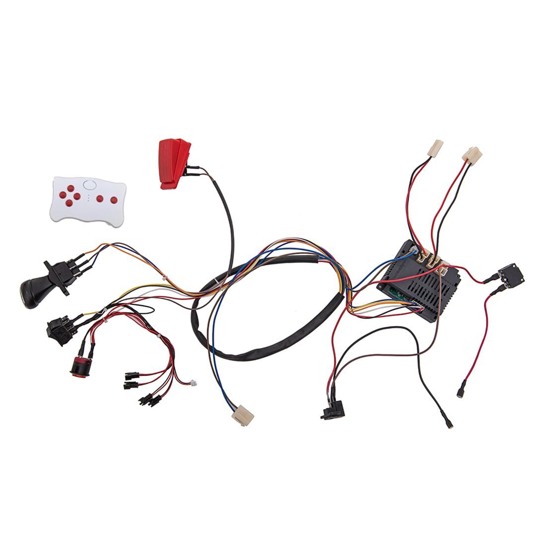 12 Volt Children Electric Car DIY Modified Wires and Switch Kit,with 2.4G Blu…