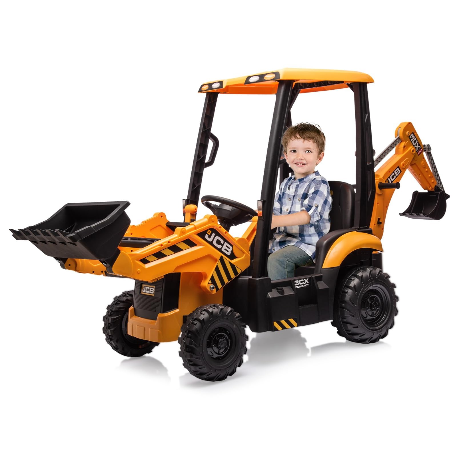 12V Kids Ride On Car&Remote Licensed JCB Ride On Excavator Electric Vehicle
