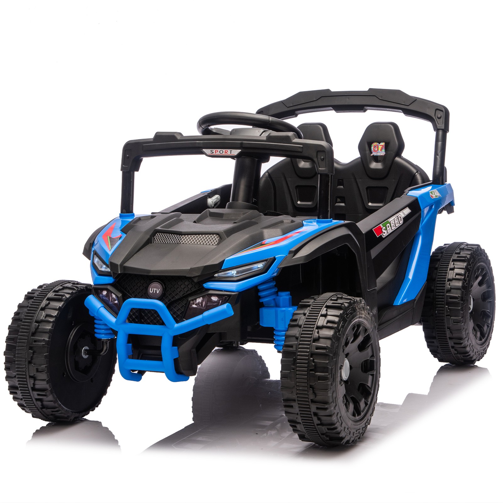 24V Kids ride on UTV W/ 2.4G PC,80W*2,Four-wheel suspension for Kids Aged 3-5