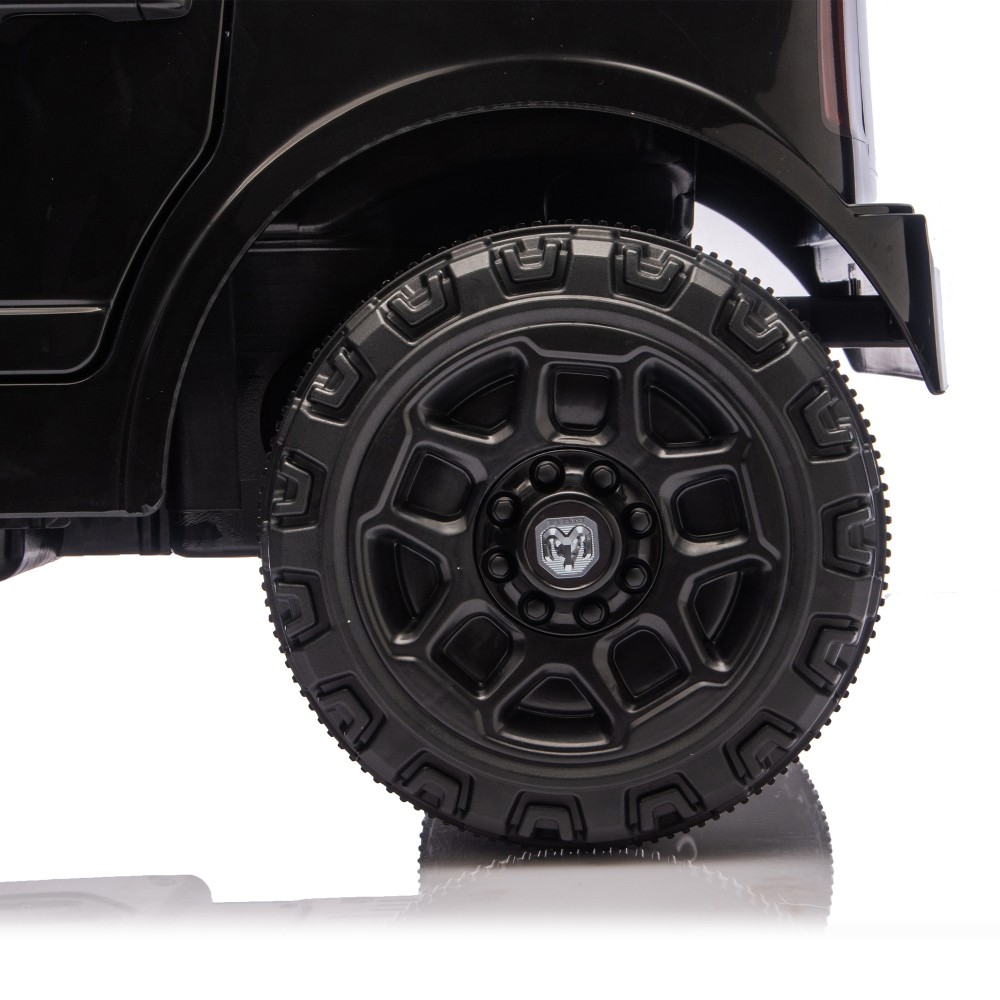 Licensed Dodge RAM 12V Ride On Truck w/ Remote Bluetooth Music for Kids Ages 3-6