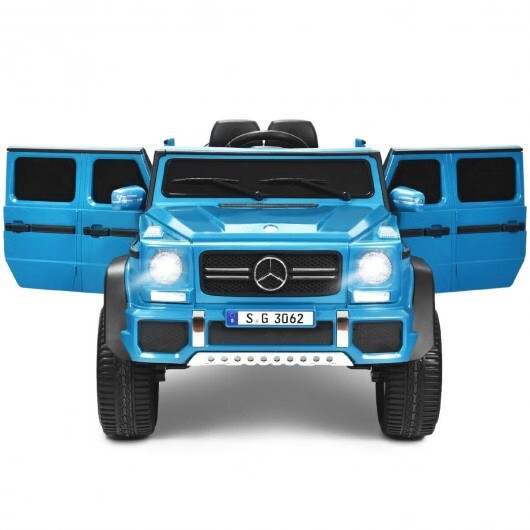 12V Licensed Mercedes-Benz Kids Ride On Car-Navy – Color: Navy