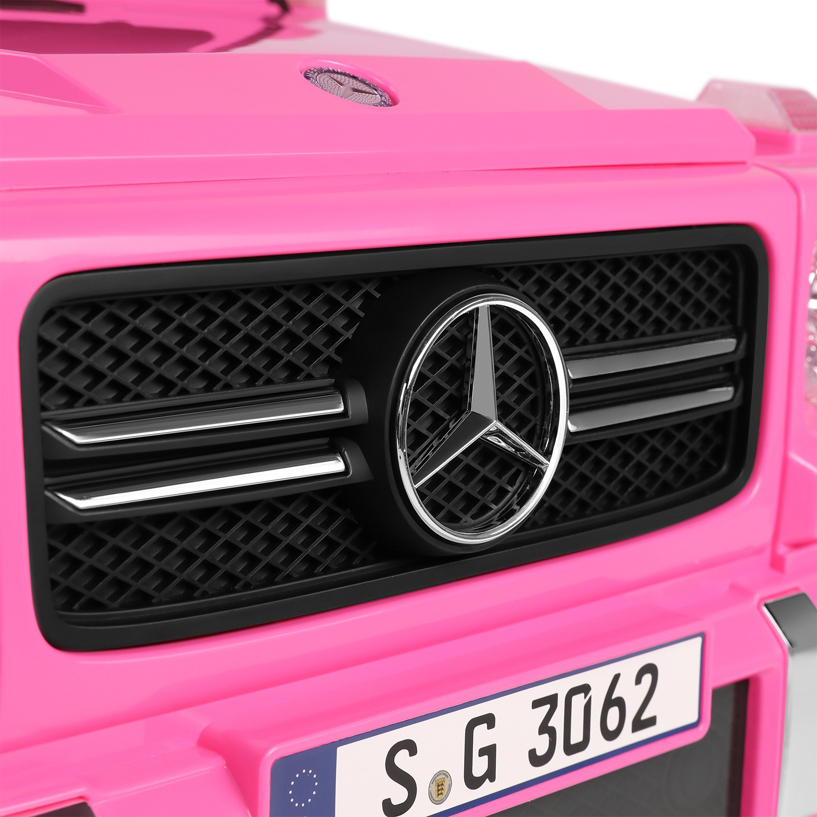 JOYLDIAS Pink Electric 12V Battery Kids Ride on Truck Car Toy Music LED w/Remote