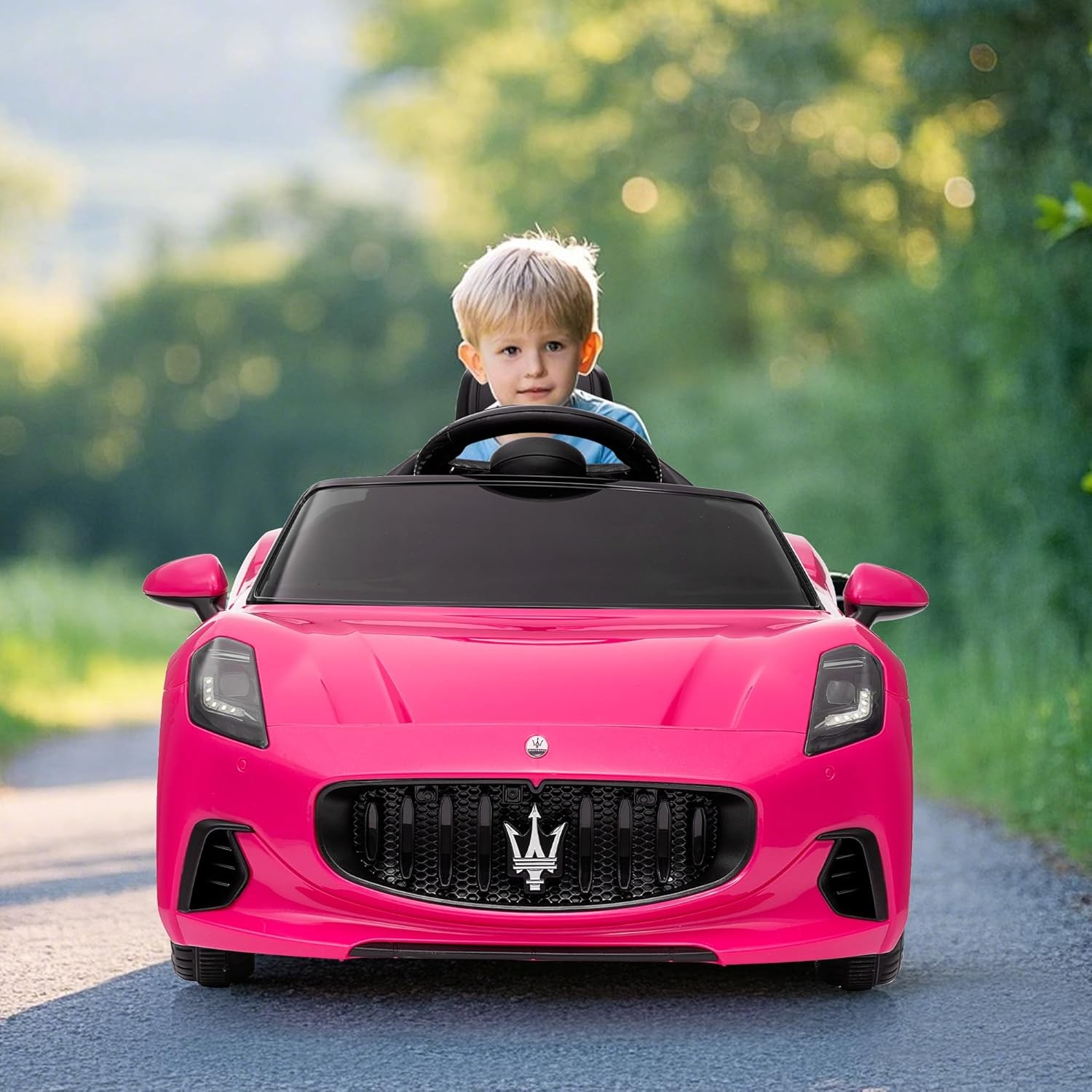 12V Licensed Maserati Ride-On Vehicle for Kids, Remote Control, High/Low Speed