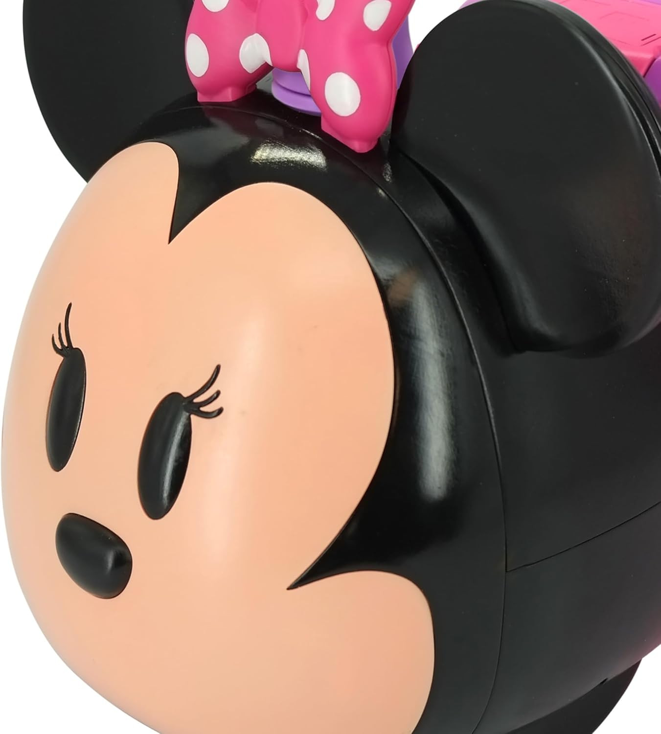 Minnie Mouse Zoom Zoom Ride-On Car with Lights & Sounds, Interactive Dashboard,