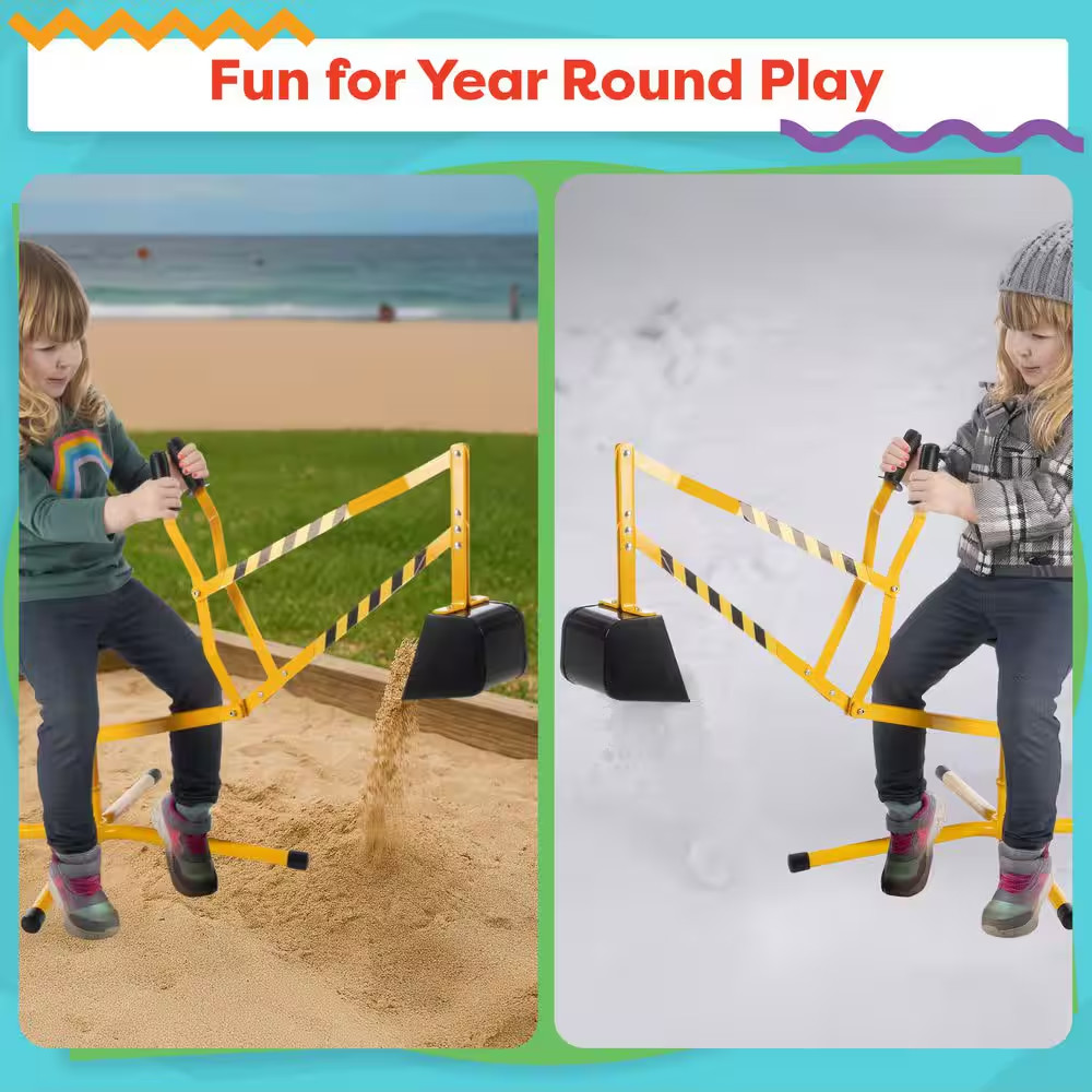 Ride on Excavator Toy for Sandbox