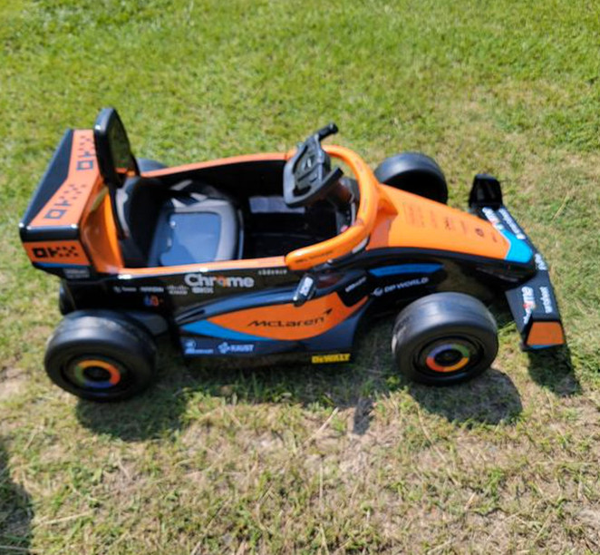 Kids 12V Electric Ride On Racing Car Battery Powered with RC for Ages 3 to 5