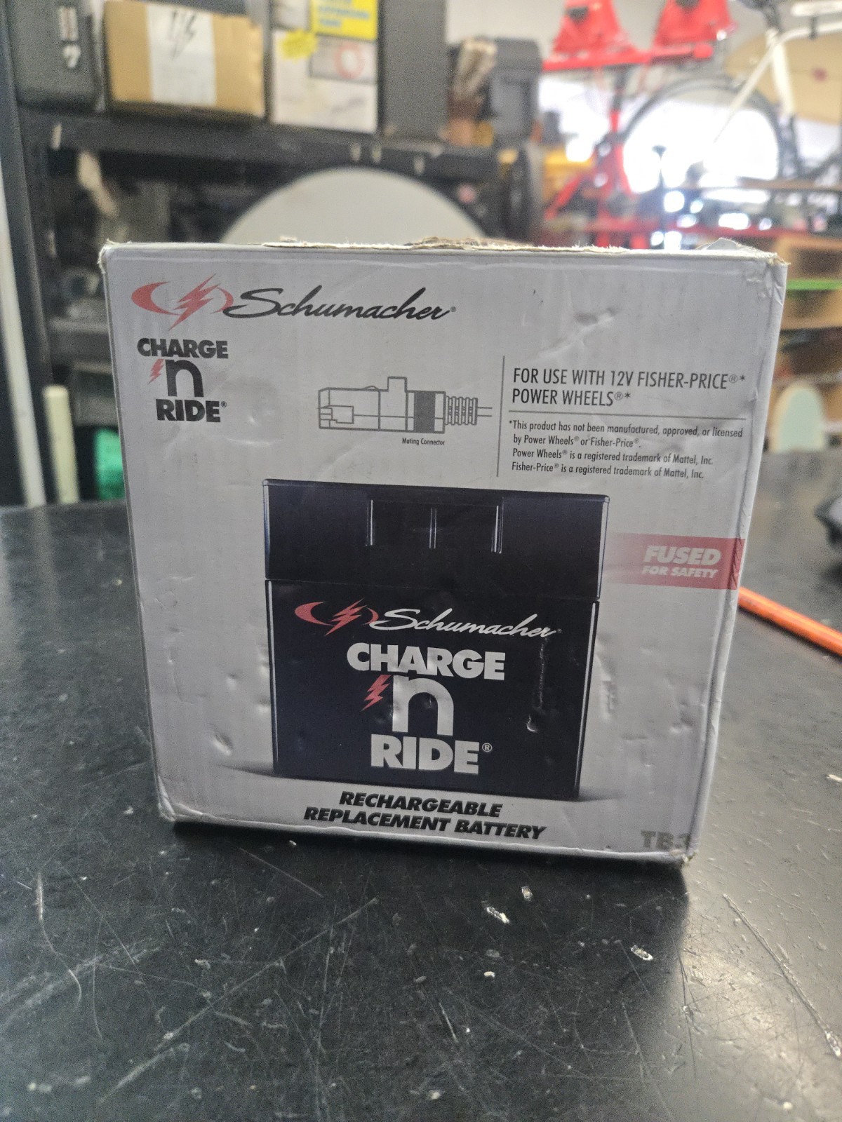 12V Battery for Ride on Toys – TB3 12V 9.5 Amp Hours & Replaceable Fuse – Rechar
