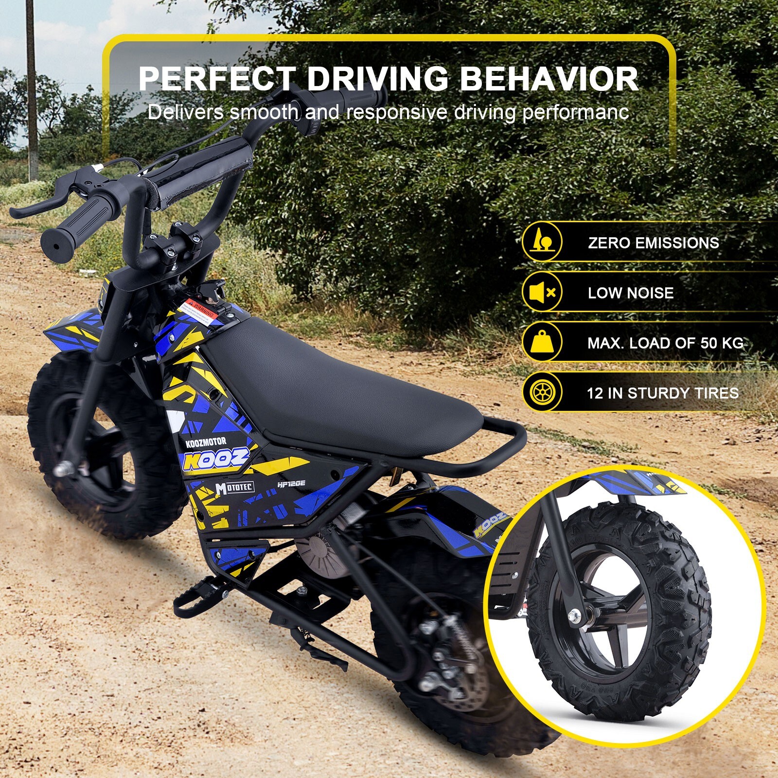 MotoTec 24V 250W Electric Mini Bike – Green | Kids Ride-On Dirt Bike✅