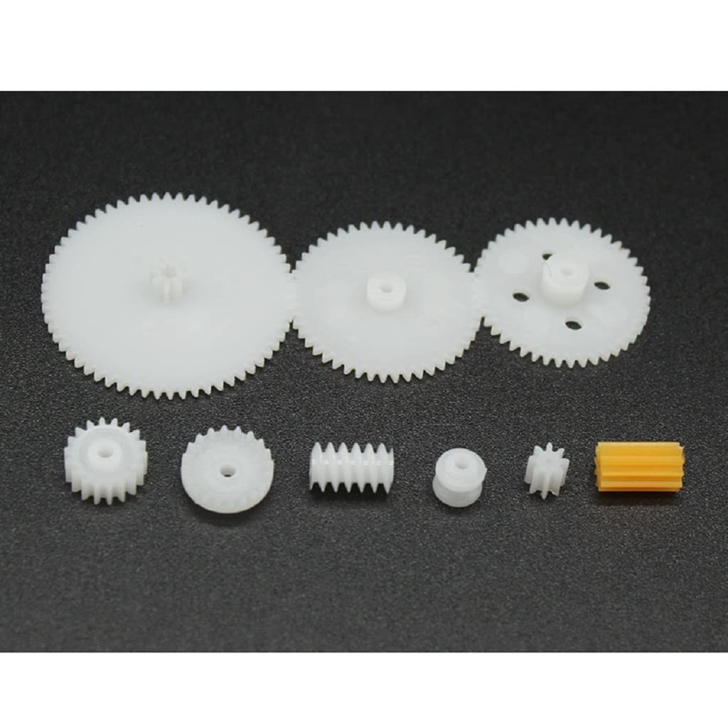 200pcs Plastic Gears 0.5 Module for DC Motor DIY Model Toys Accessories