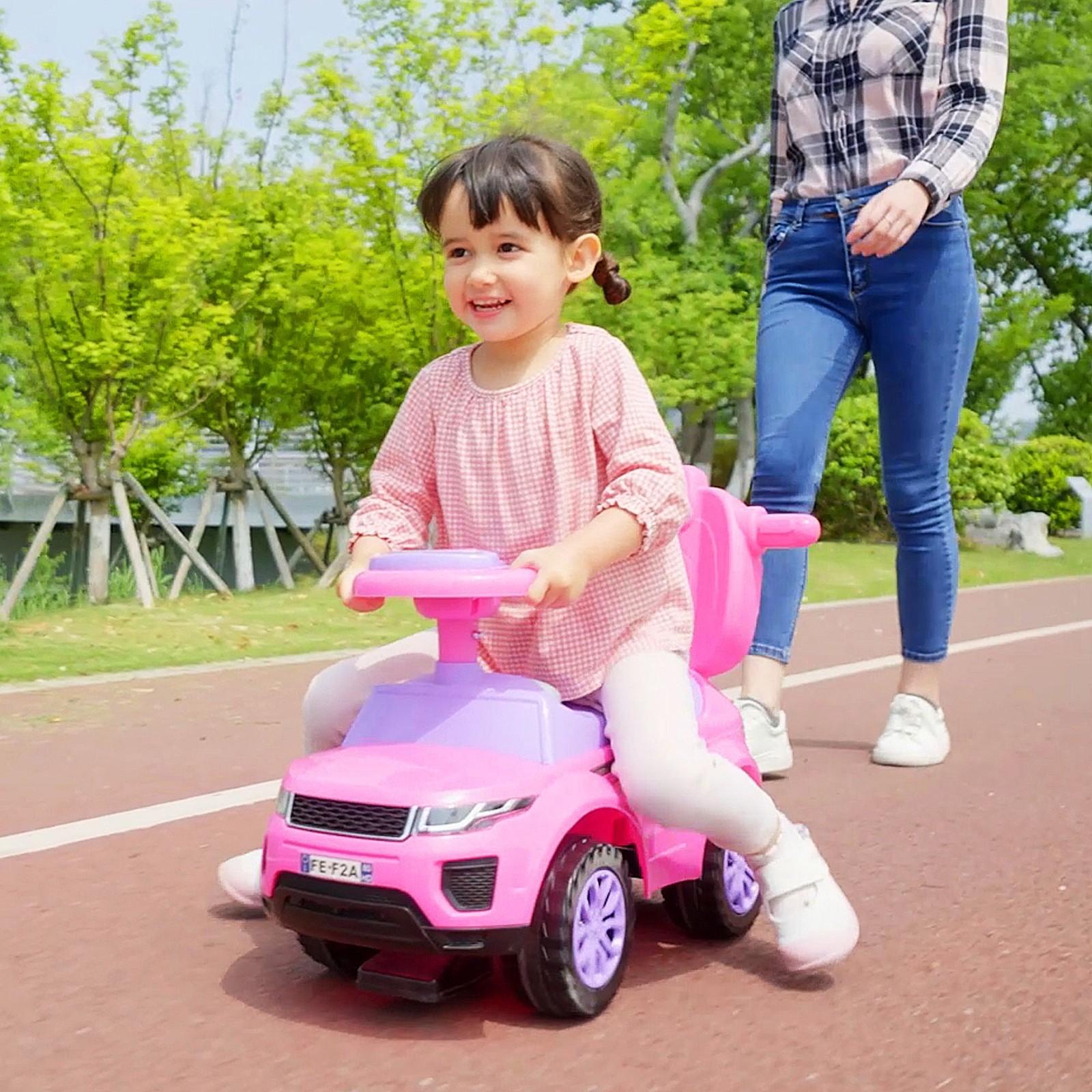 Musical Ride-On Experience with Steering Control, 55lb Capacity Frame