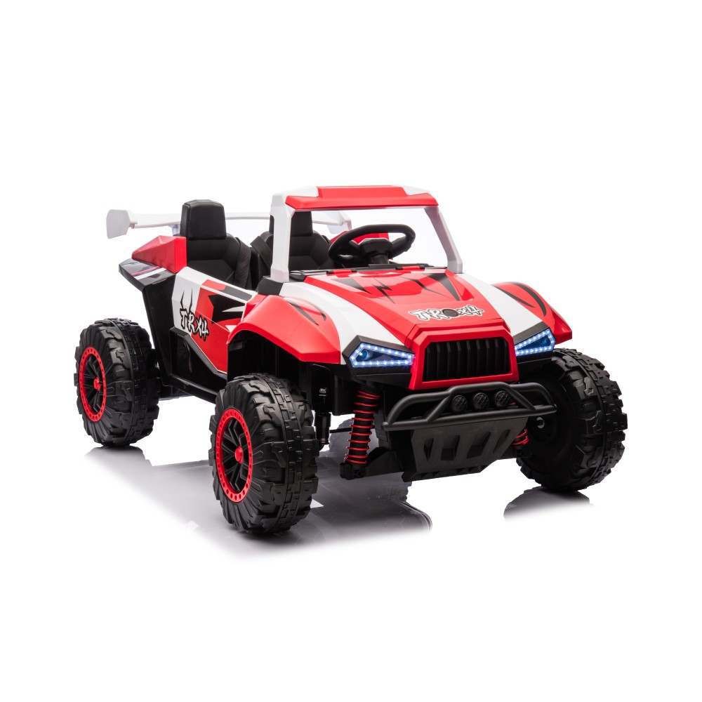 24V 2 Seater Kids Ride-On Car, 4×4 Off-Road UTV Toy w/ Remote Control