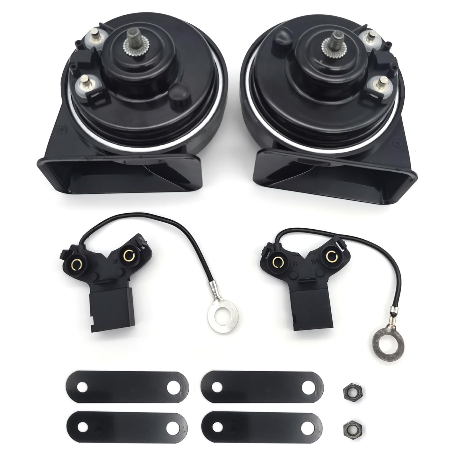 Car Horn Compatible with Toyota, 12V Waterproof Snail Loud High Low 2 Tone Au…
