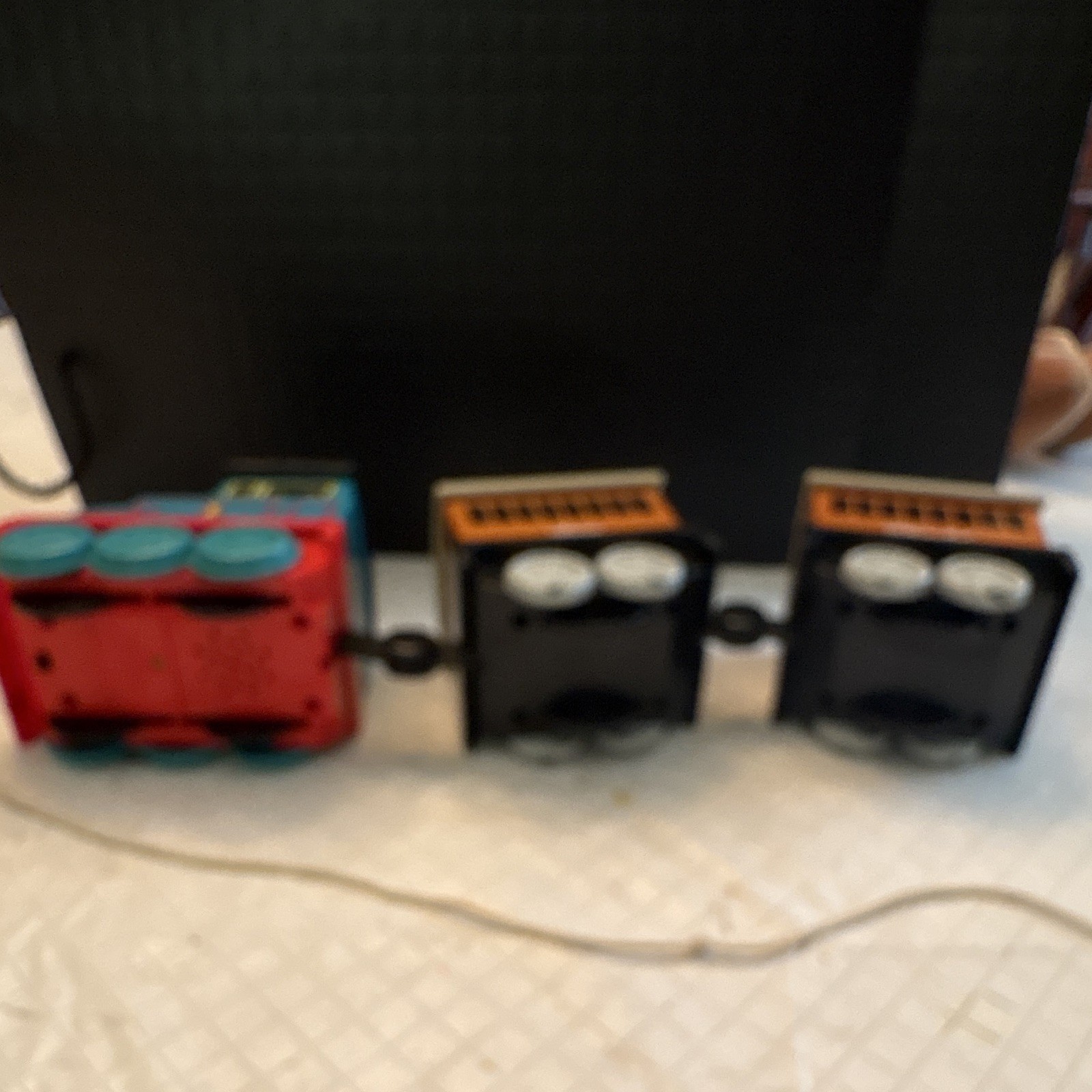 Tomy Thomas & Friends Battery Operated Ride-On Train with Annie & Clarabel Cars