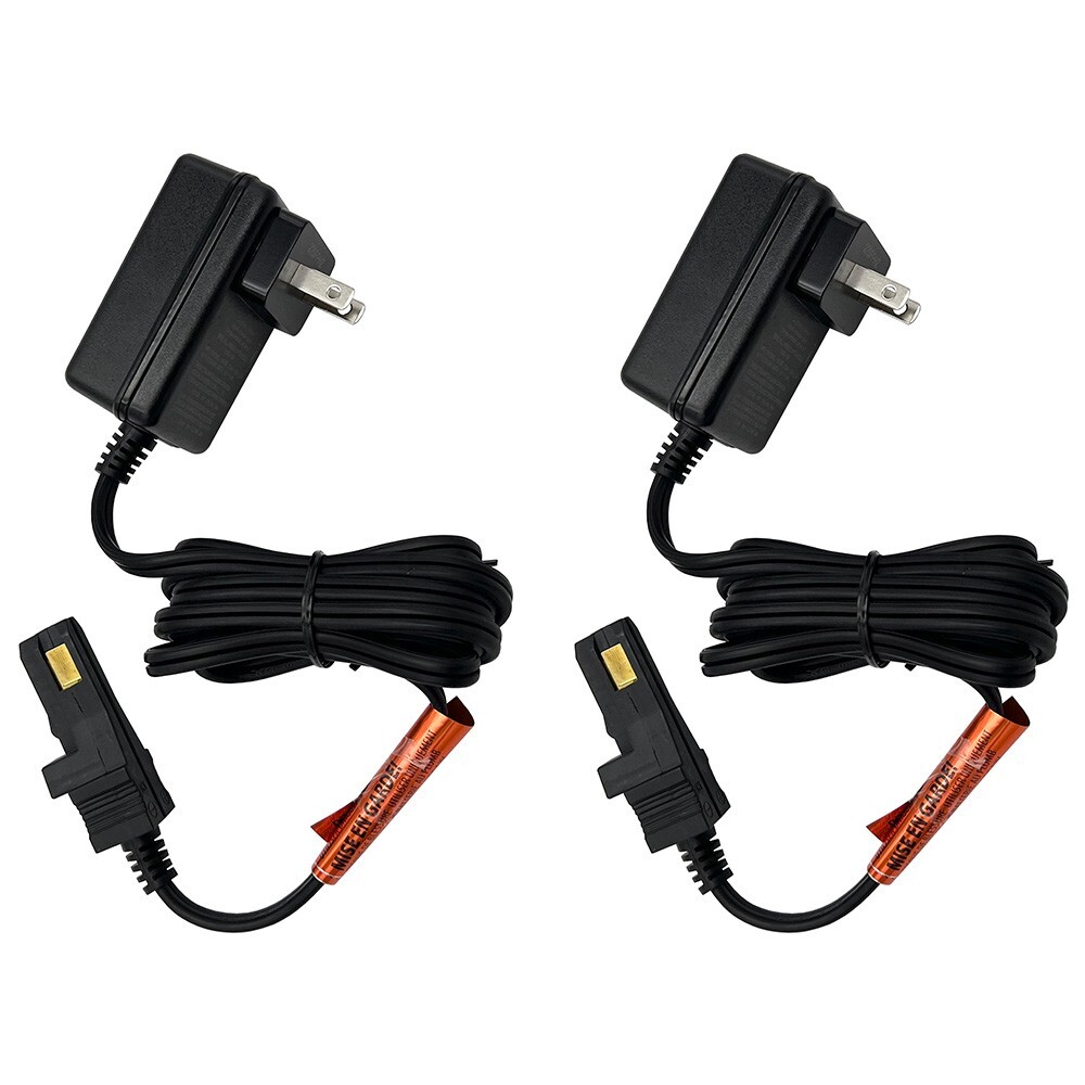 Power Wheels Fisher Price 12 Volt 12V GRAY BATTERY CHARGER for 00801-0638 2 PACK