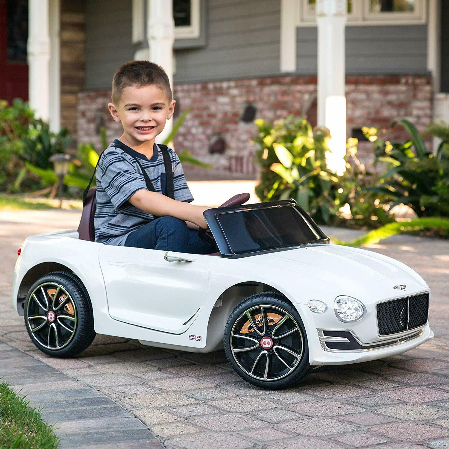 12v Ride on Toys Kids Electric Car With Remote LED MP3 Bentley EXP12 Style