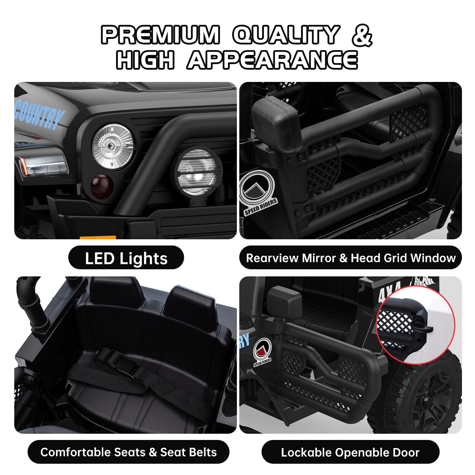 12V Kids Ride On Truck Car Battery Powered Electric Vehicle with Remote Control