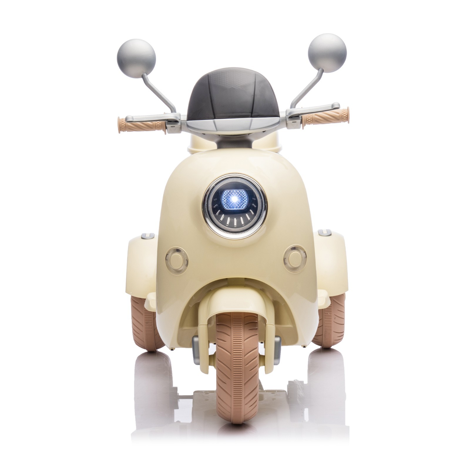 12V Kids Ride On Electric Motorcycle 2-Seater Parent-Child Scooter w/ Trunk