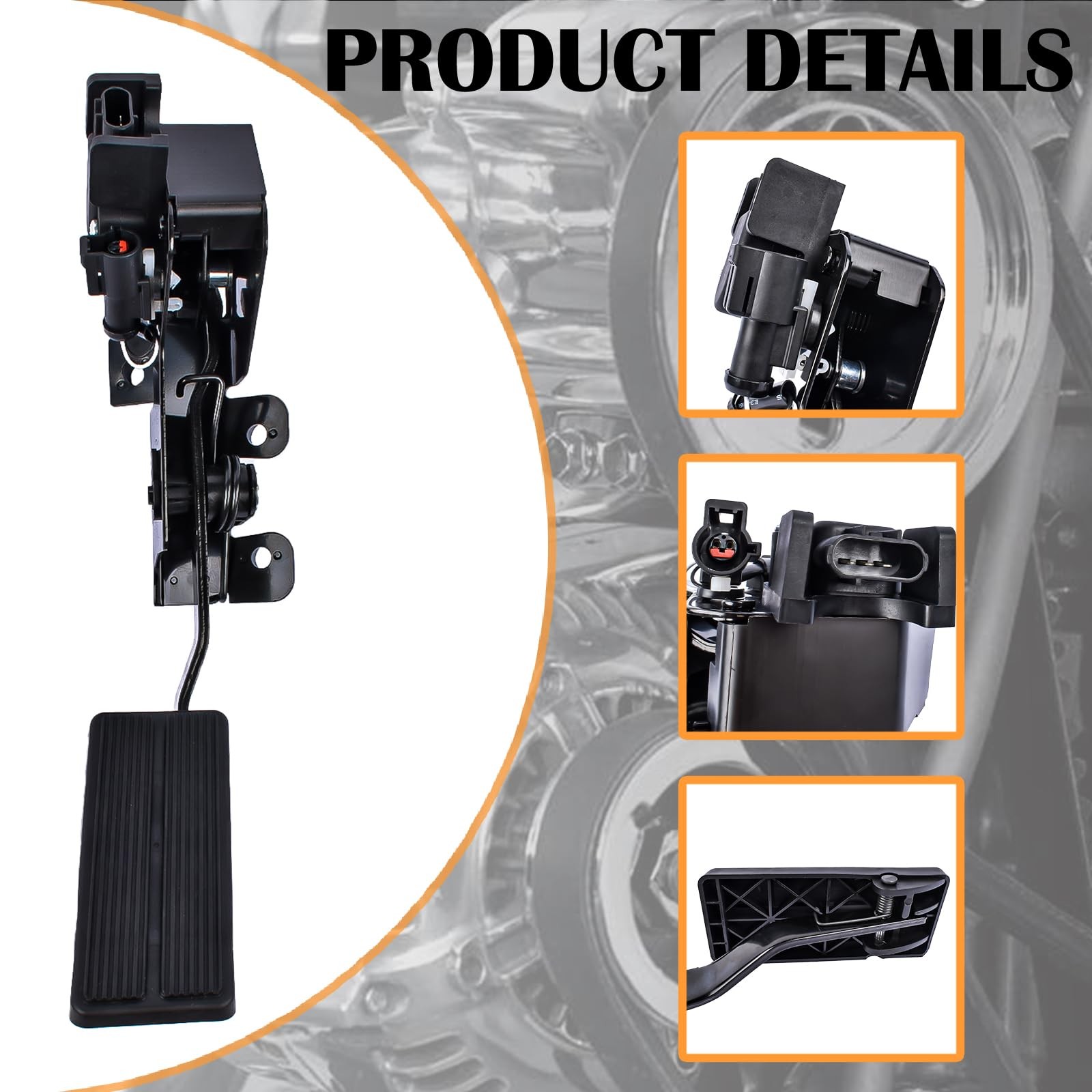 F81Z9F836AB Accelerator Gas Pedal & Sensor Fits for F250 F350 F450 F550 Excur…