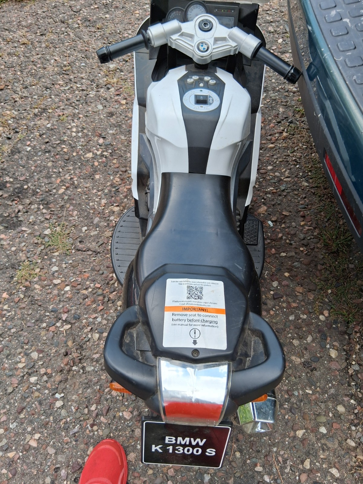 BMW K1300S 12-Volt Electric Ride-On Bike for Kids. Brand New