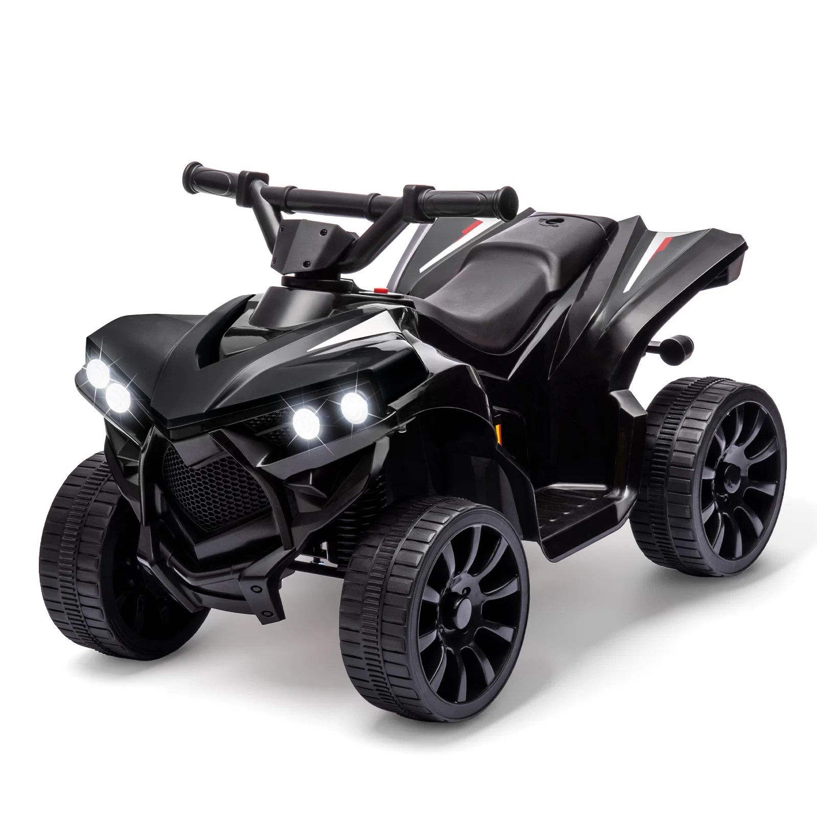 6V Ride On Toys 4-Wheeler Quad ATV Electric Car for Kids 1.8MPH Max Speed, Tread